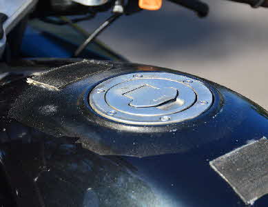 25 Damage to Paint around fuel cap